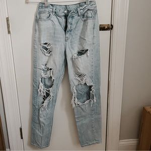 High waisted mom jeans